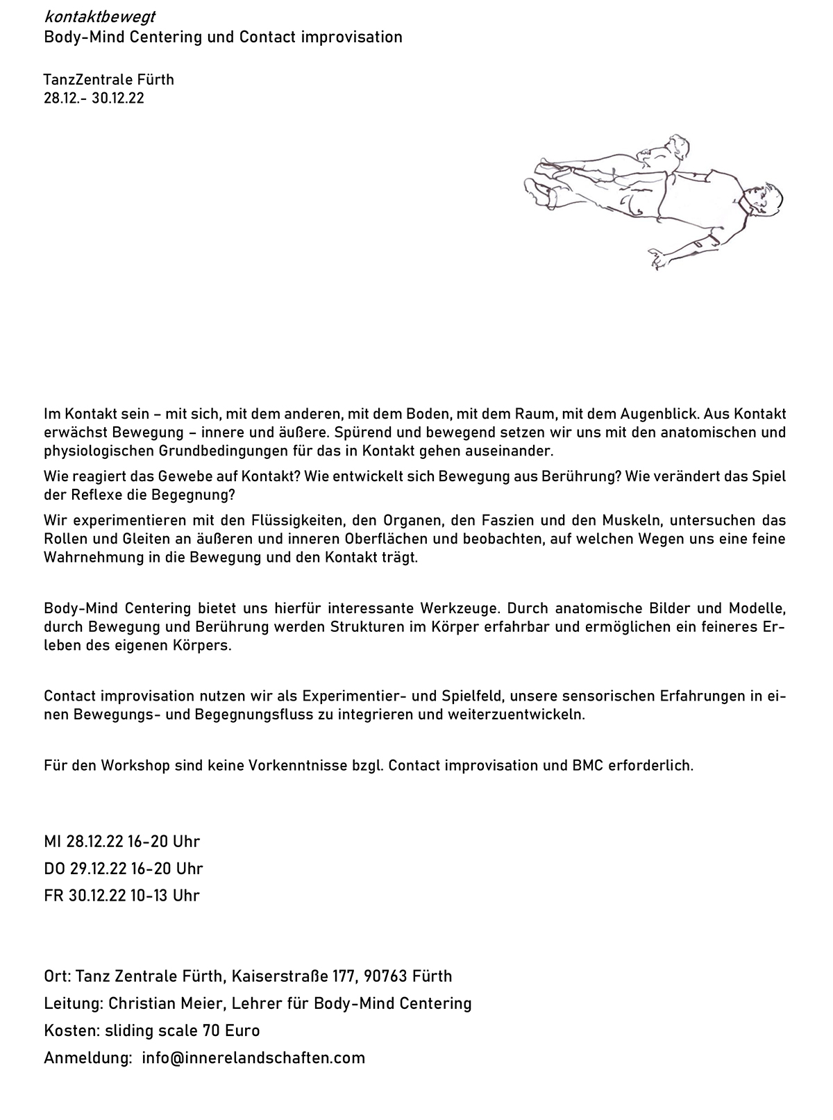 BMC und Contact Improvisation